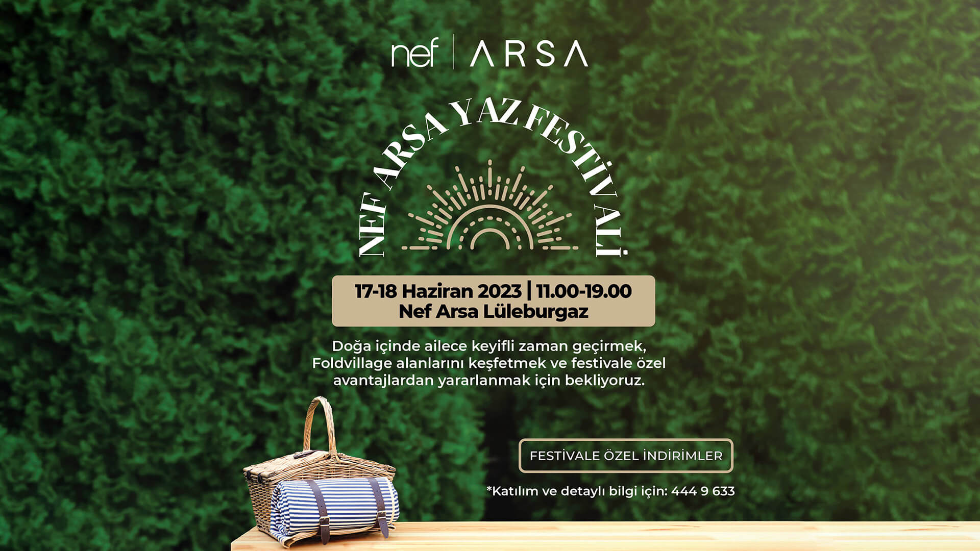 Nef Arsa Yaz Festivali Banner